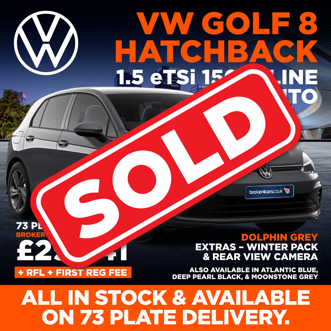 VW GOLF HATCHBACK 1.5 TSI 150 R-Line DSG Auto Dolphin Grey. SOLD